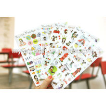 Yes customized transparent pvc sticker for decoration